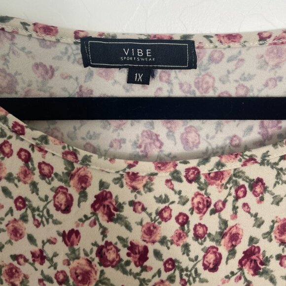 Floral Picnic Flower Chic Girly Coquette Cottage Ruffle Babydoll Boho Hip Dress - Picture 4 of 5